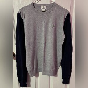 Lacoste Light Gray Knit Pullover